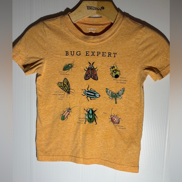 Carter's Orange Bug Expert Kids Tee - Picture 1 of 6